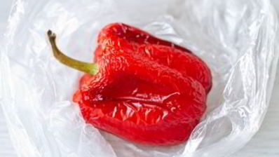 перевернутые профитроли с сырным кремом и перцем