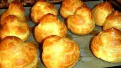 профитроли с красной рыбой