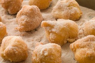 Профитроли с лимоном и ванилью