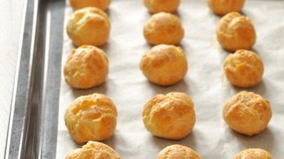 профитроли с семгой и сливочным сыром