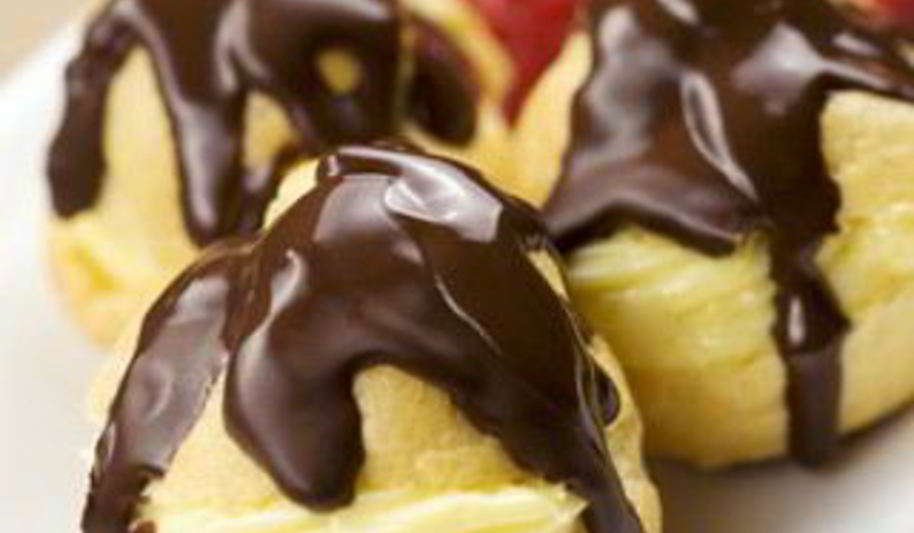 Рецепт профитролей с ванильным кремом