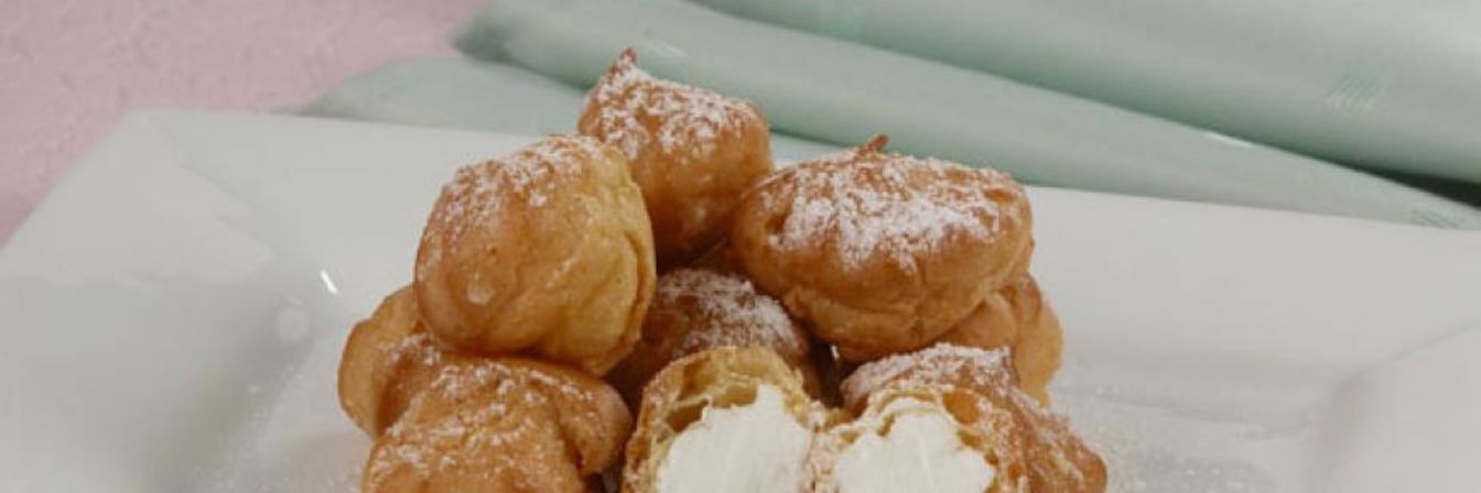 Профитроли со сливочным кремом