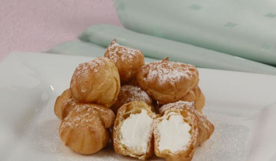 Рецепт профитролей со сливочным кремом