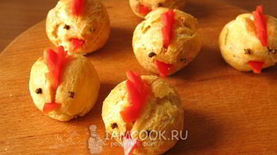 профитроли закусочные цыплята
