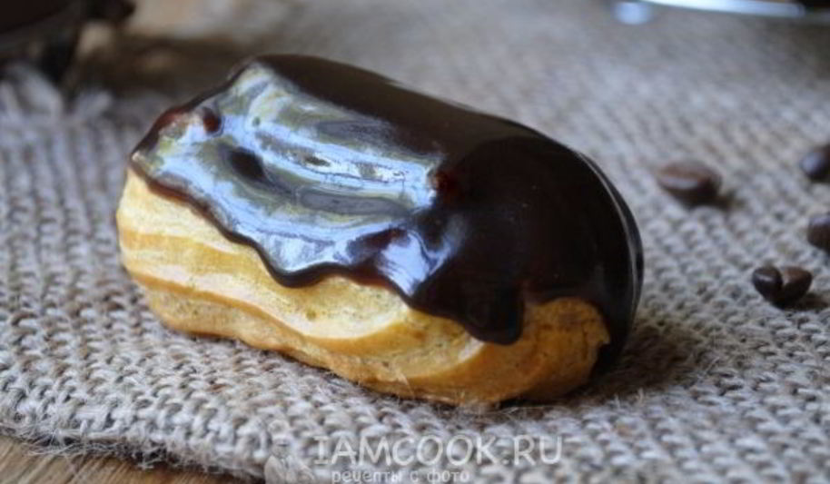 Рецепт шоколадной глазури для эклеров
