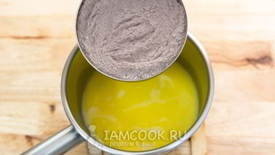 шоколадные профитроли с кремом