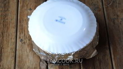 торт из профитролей со сметанным кремом