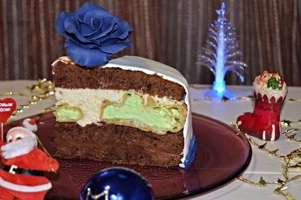 Торт с профитролями