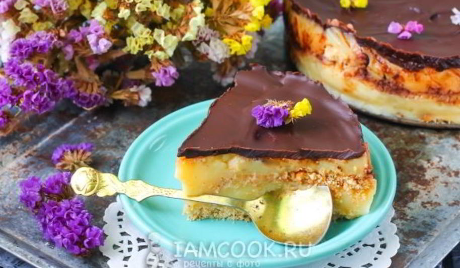 Рецепт торта эклер без выпечки