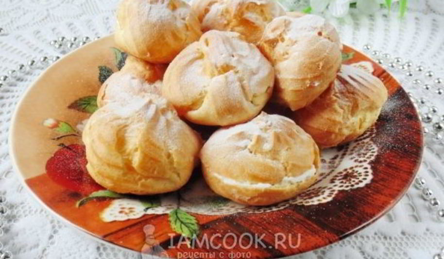Рецепт творожных эклеров