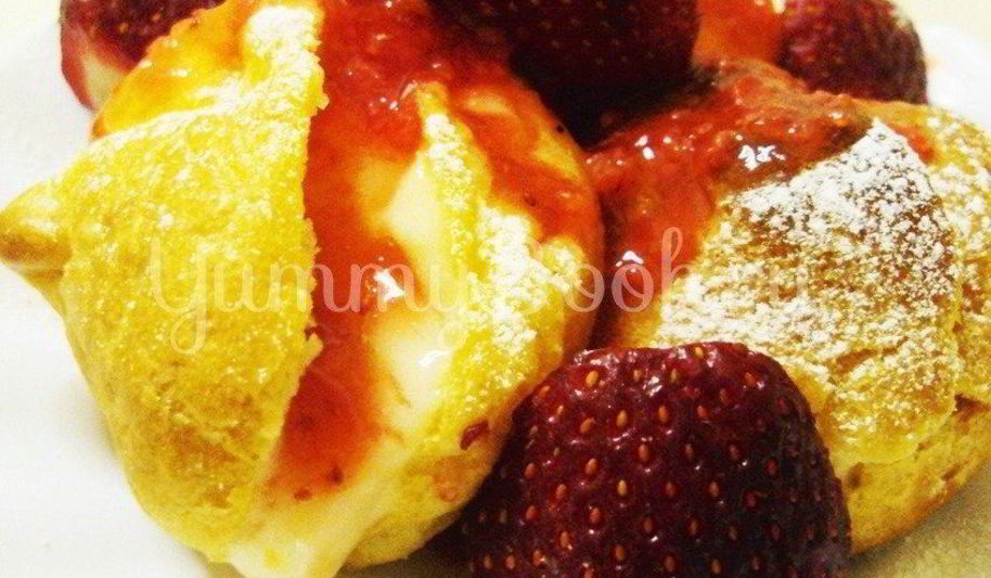 Рецепт весенних профитролей