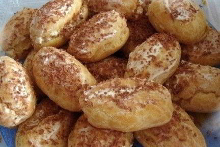 Воздушное тесто для эклеров