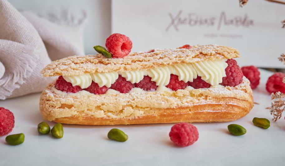 Рецепт эклера страсть с малиной