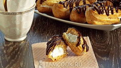 эклеры с белковым кремом