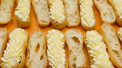 эклеры с итальянским сливочным кремом и шоколадом