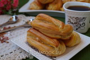 Эклеры со сгущенкой