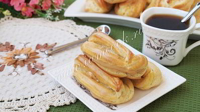 эклеры со сгущенкой