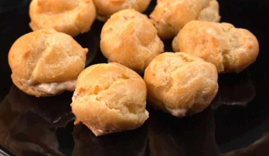 Рецепт заварных профитролей с творожным кремом