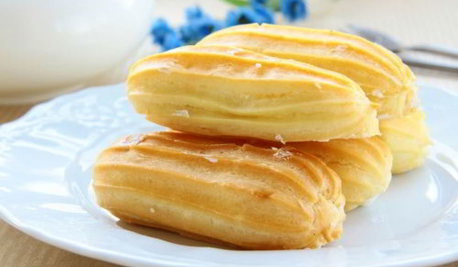 Рецепт заварных эклеров со сливочным кремом