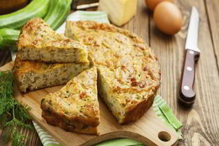 Диетическая запеканка из кабачков