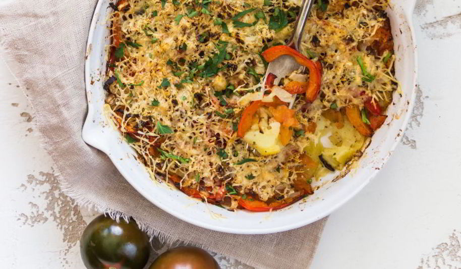 Рецепт итальянской овощной запеканки