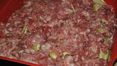 кабачковая запеканка с мясом и грибами