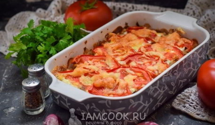 Рецепт картофельной запеканки с фаршем и грибами
