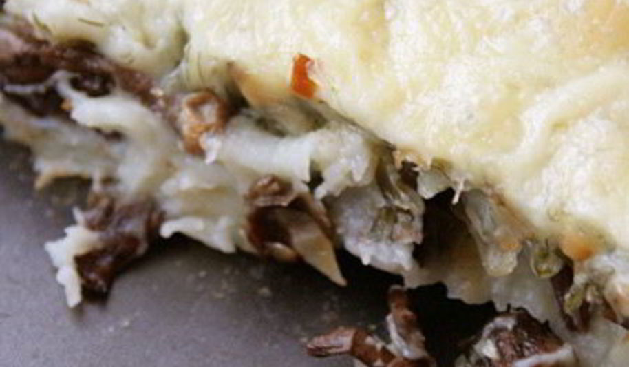 Рецепт картофельной запеканки с грибами