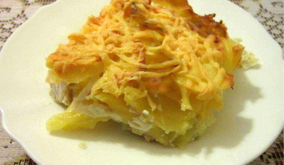 Рецепт картофельной запеканки с грудкой