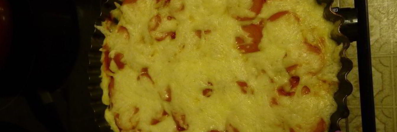 Картофельная запеканка с сосисками