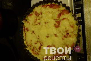 Картофельная запеканка с сосисками