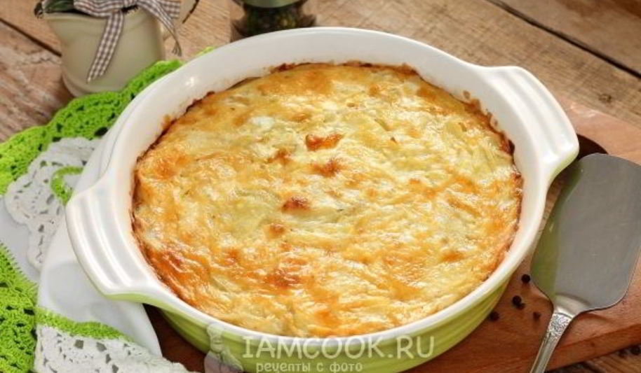Рецепт картофельной запеканки с сыром