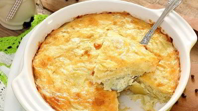 картофельная запеканка с сыром