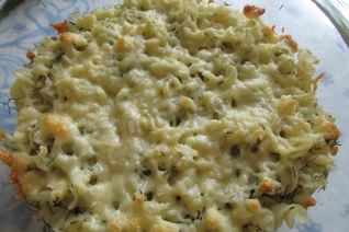 Лапшевник с мясом и сыром