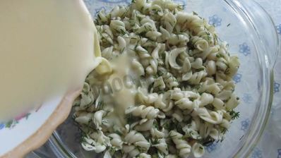 лапшевник с мясом и сыром