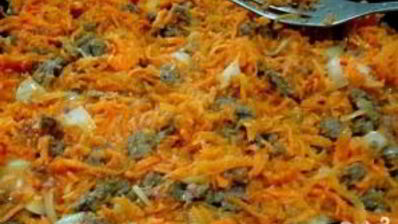 лапшевник с мясом