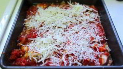 макаронная запеканка с курицей