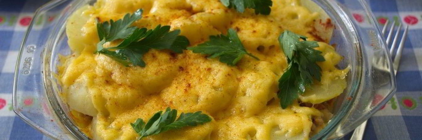 Мясная запеканка в микроволновке