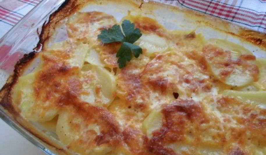 Рецепт нежной картофельной запеканки