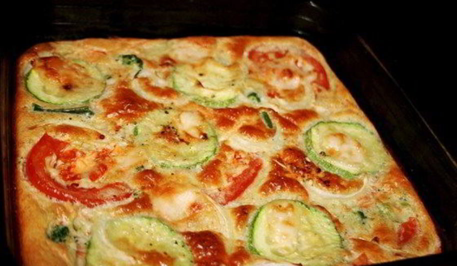 Рецепт овощной запеканки на кефире