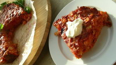 пирог-запеканка из капусты, моркови и свеклы