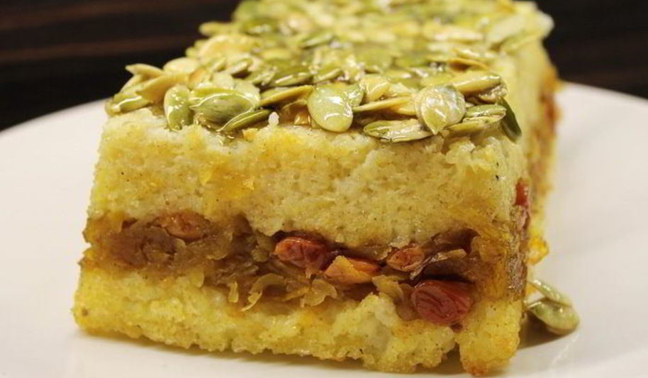 Рецепт пшенной запеканки с тыквой, изюмом и корицей