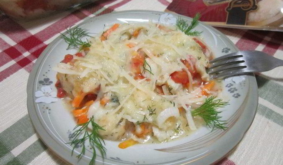 Рецепт рыбной запеканки с сыром джюгас