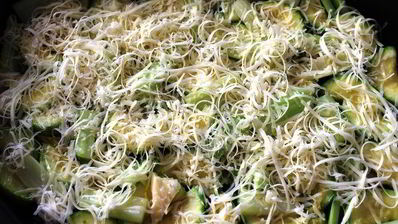 соте-запеканка из овощей с грибами