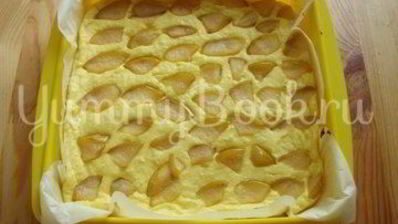 творожная запеканка с грушей