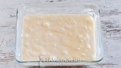 творожная запеканка с крахмалом в духовке