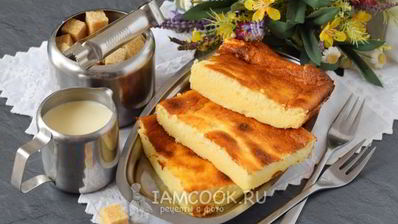 творожная запеканка с крахмалом в духовке