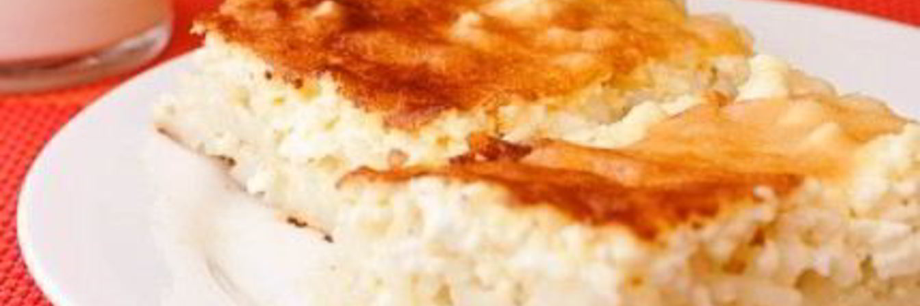 Творожная запеканка с макаронами