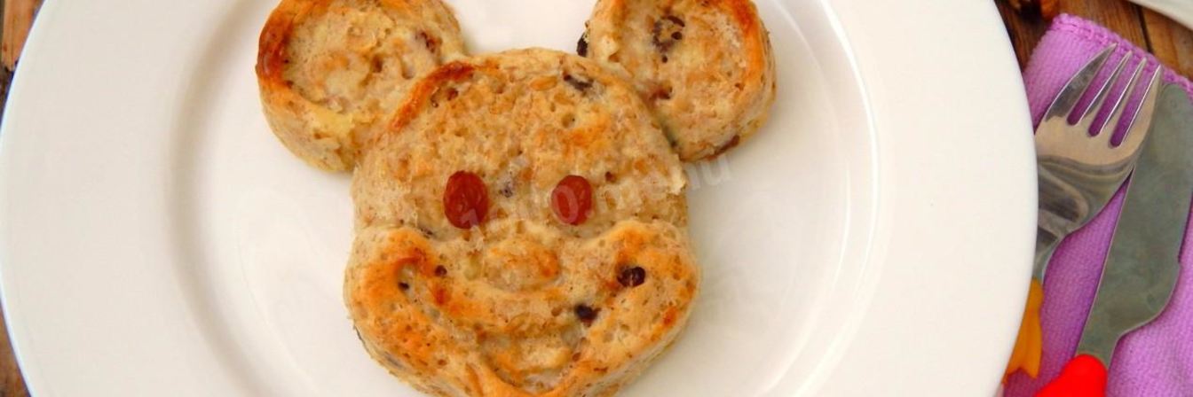 Творожная запеканка с овсяными хлопьями