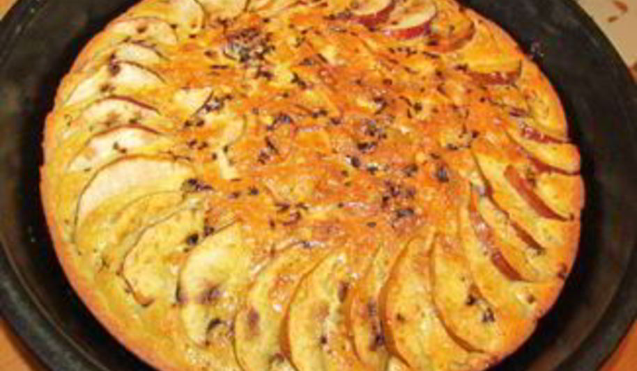 Рецепт творожной запеканки с яблоками